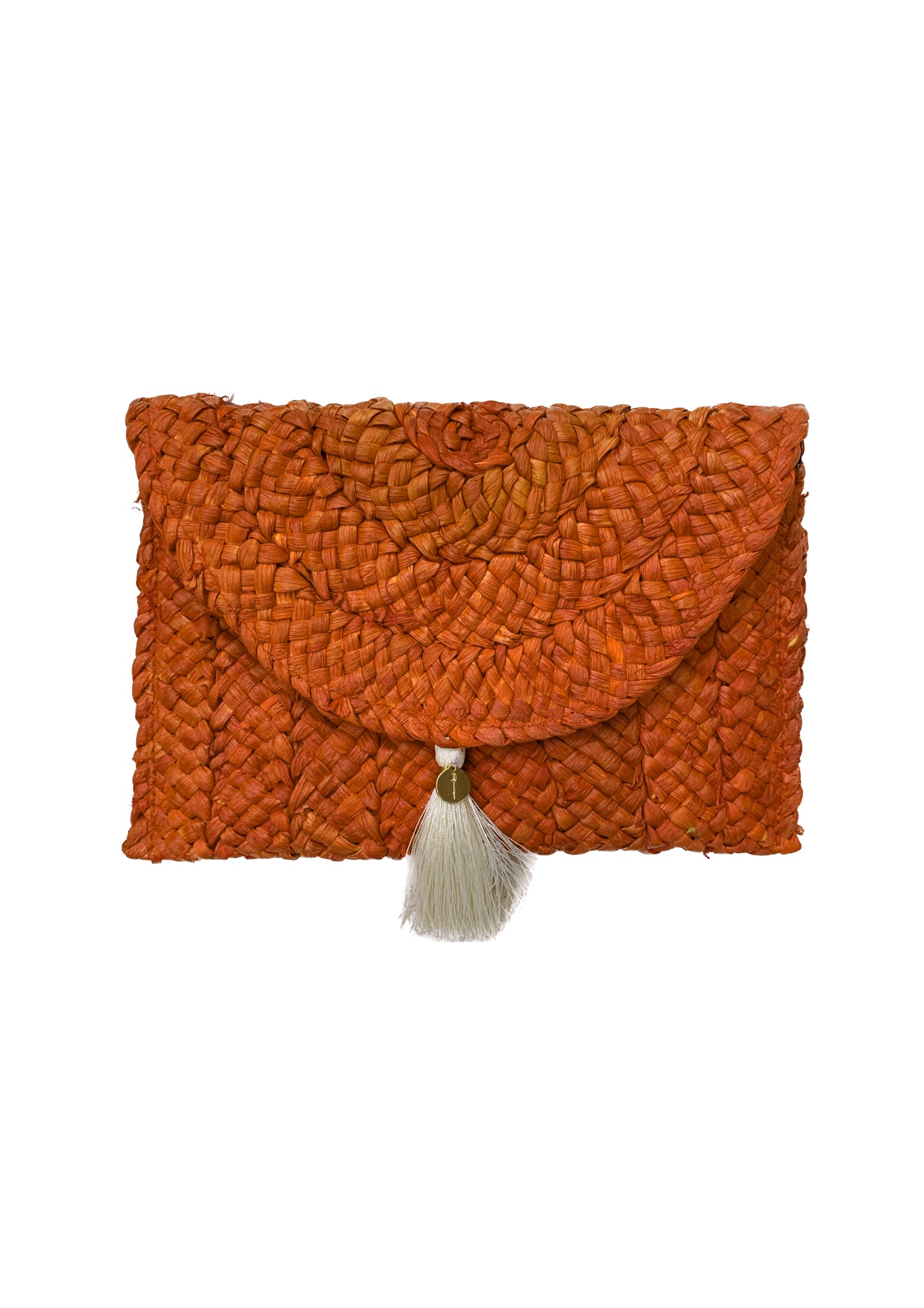 Clutch de Pompones Naranja