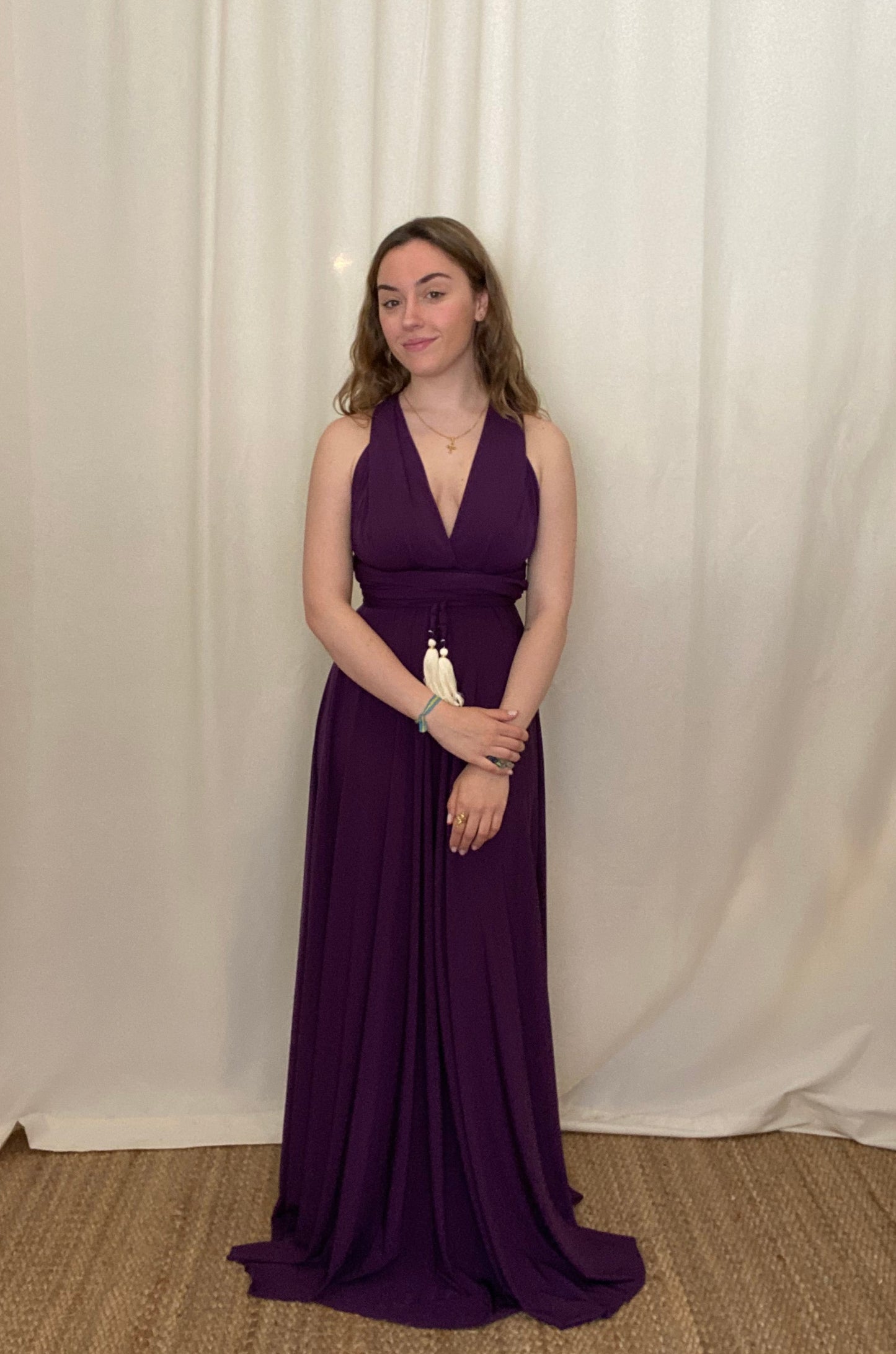70's Purple Infinity Dress