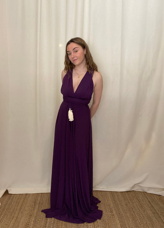 70's Purple Infinity Dress